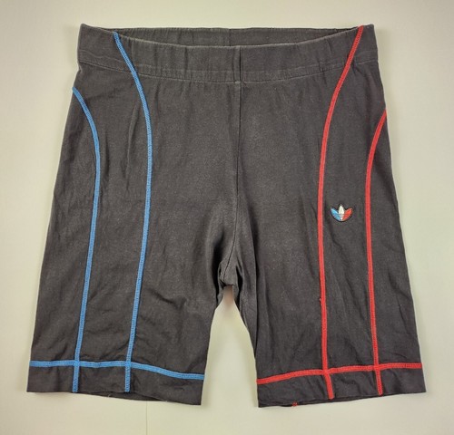 Collant corto Adidas donna piatto davanti elastico vita orlo dritto nero taglia XL