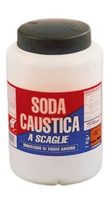 Soda caustica a scaglie caustika in barattolo da 1 kg disgorgante detergente - Foto 1 di 1