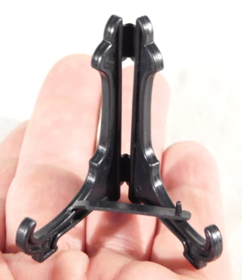 Easel Display Stand Black Plastic MINI Size Folding - Image 1 of 4