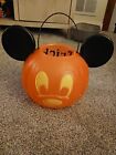 Halloween Disney Mickey Mouse Orange Trick Treat Bucket Tote Pail General Foam