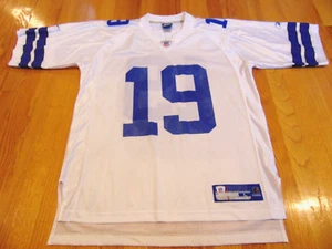 VINTAGE REEBOK NFL EQUIPMENT DALLAS COWBOYS KEYSHAWN JOHNSON JERSEY SIZE L - Picture 1 of 4