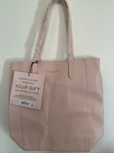 Ralph Lauren Romance Blush Nude Pink Tote Shoulder Crossbody Bag Shopper NWT - Picture 1 of 8