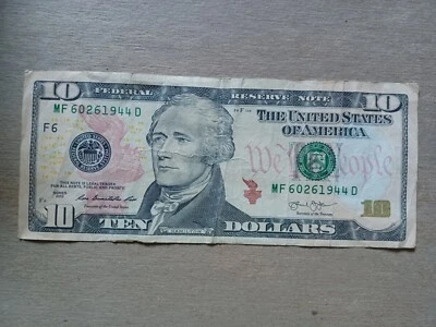 2013 $10 birthday/anniversary note June 26, 1944 MF60261944D - Image 1 of 4