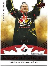 2020-21 Upper Deck Team Canada Juniors ALEXIS LAFRENIERE Golden Futures 93/99