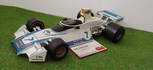 F1 BRABHAM BT44 # 7 MARTINI RACING blanc 1/15 POLISTIL formule 1 voiture miniatu - Foto 1 di 7