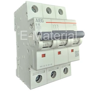 Sicherungsautomat 16A 3-polig AEG EN63 - B16 Sicherung / LS- Schalter - Bild 1 von 6