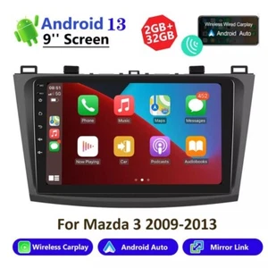 Radio de coche para Mazda 3 Mazda3 2010-2013 BL 9" Android 13 GPS Navi WIFI BT FM RDS - Imagen 1 de 22