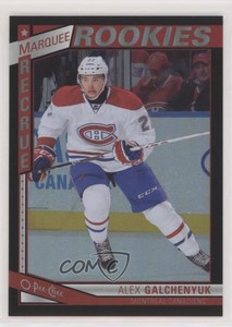 2013-14 O-Pee-Chee Marquee Rookies Black Rainbow Foil Alex Galchenyuk Rookie RC