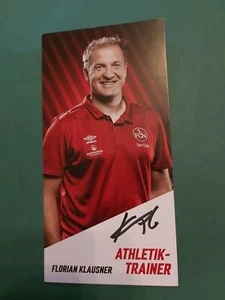 1.FC Nürnberg , F. Klausner , Groß- Autogrammkarte , Fussball  - Picture 1 of 2