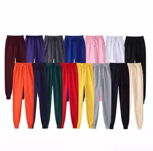 Nuevos Pantalones de Correr para Hombres Mujeres Pantalones de Pista Deportes Informales Cintura Elástica Pantalones Largos - Imagen 1 de 38