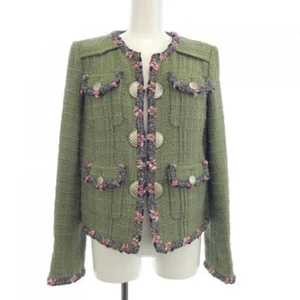Authentic CHANEL Collarless jackets #241-003-544-4225 - Picture 1 of 8