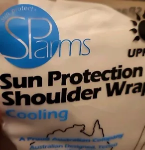 SParms Sun Protection Unisex UV Cooling Golf Shawl Shoulder Wrap Sleeves UPF50+ - Picture 1 of 5