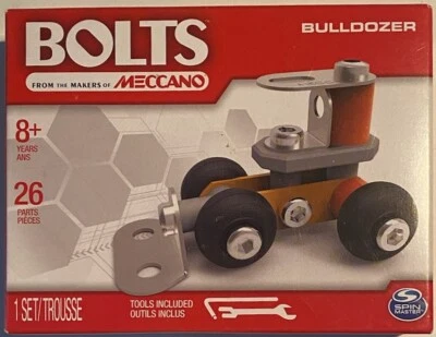 Bolts ~ "BULLDOZER" ~ Erector Building Kit By Meccano ~ Kids Educational Toy - Image 1 of 4