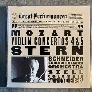 Mozart: Violin Concertos (CD, Mar-1989, CBS Records) - Picture 1 of 2