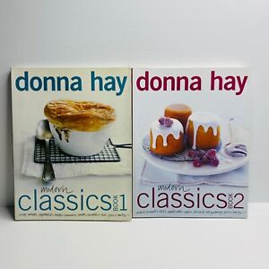 Donna Hay Modern Classics CookBooks 1 & 2 Recipes Baking Deserts Dinner PB