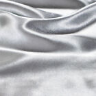 Luxury Silky Satin Sheet Set Bedding Fiited Sheets Soft Pillowcases Solid Color