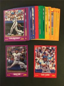 1988 Score New York Mets Team Set With Rookie Traded 30 Cards