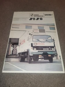 Renault Saviem JP 11 JP 13 Lkw Prospekt Truck Brochure Export 1977 Oldtimer - Bild 1 von 5
