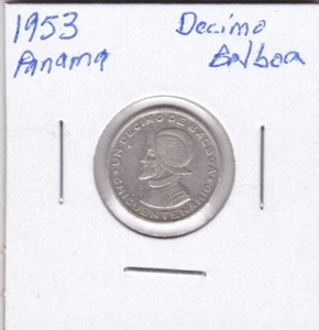 1953 Panama 1/10 Balboa - Picture 1 of 4
