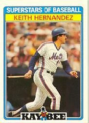 1987 Kay-Bee #17 Keith Hernandez - NM-MT - Image 1 of 2