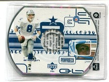1999 UD Upper Deck Troy Aikman Powerdeck Insert #PD1 HOF COWBOYS REAL CD ROM