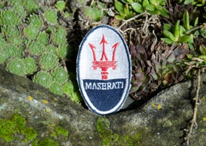 VINTAGE AUTOMOBILE CAR CLUB PATCH / BADGE # MASERATI BOLOGNA ITALY - Picture 1 of 2