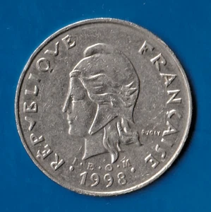 Münze FRANZÖSISCH POLYNESIEN 50 Franken 1998 Ni Sehr schön - Bild 1 von 2