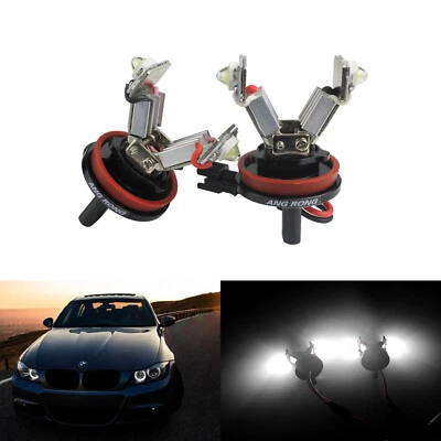 2x 6W BMW LED Angel Eyes Serie 1 3 5 6 X Z E82 E90 E92 E60 E61 E63 E70 E71 E89 - Photo 1/4