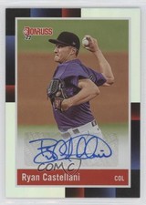 2022 Panini Donruss Retro 1988 Signatures Holo Ryan Castellani #R88S-RY Auto