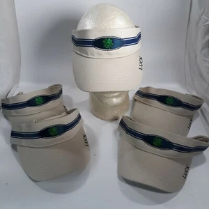 5 Luck of The Irish Golf Hats Adjustable Strapback Adult Visor St Patrick's Day - Picture 1 of 7
