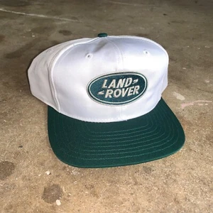80s - 90s DEADSTOCK VINTAGE LAND ROVER SNAPBACK BASEBALL CAP THE GAME BRAND HAT - Picture 1 of 15