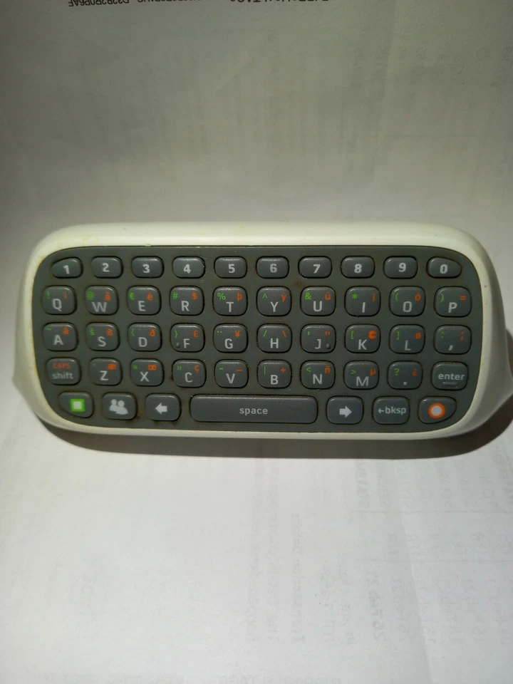 Wireless Keyboard Live Text Messenger Chat Pad for Microsoft Xbox 360 Controller - Image 1 of 1