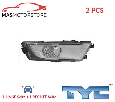 NEBELSCHEINWERFER PAAR SET TYC 19-12350-11-2 2PCS P FÜR SKODA OCTAVIA III - Image 1 of 4