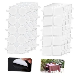 Molain 80 Pcs Transparent Tablecloth Clips, No Trace Outdoor Table Cloth - Picture 1 of 8