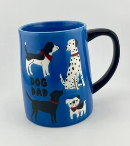 Lang by Design Tasse " Hundepapa "LG, bezaubernd, blau, animierte Hunderassen, tolles Geschenk - Bild 1 von 9