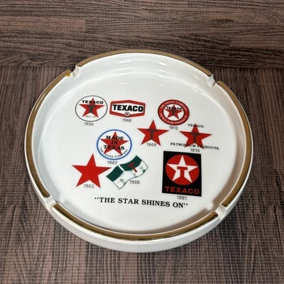 Vintage Texaco Porcelain Ashtray  - Image 1 of 2