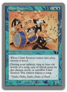 Clam Session #20 (NM) Unglued UGL Magic MTG - Picture 1 of 2