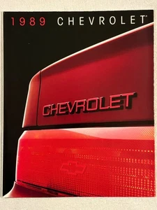 1989 Chevrolet Product Catalog Automobile Sales Brochure Corvette Poster Chevy - Bild 1 von 4
