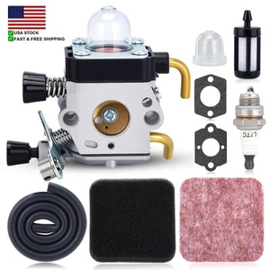 Carburetor Kit For Stihl FS55 FS45 FS80R FS74 FS76 HT70 HT75 HS75 HS80 HS85 - Picture 1 of 8