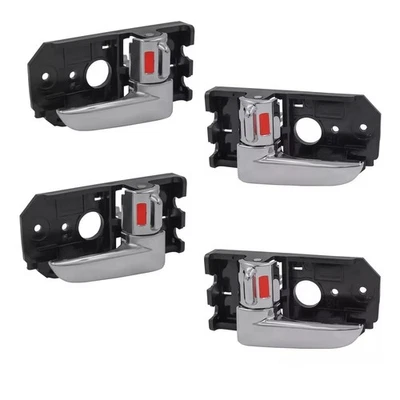 4Pcs Interior Door Handle Passenger Driver Side For 2004-09 Kia Spectra Spectra5 Foto 1 de 4