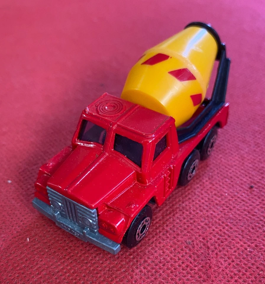MATCHBOX LESNEY Superfast Camion CEMENT TRUCK N. 19 (1976) Metallo Rosso - Immagine 1 di 3