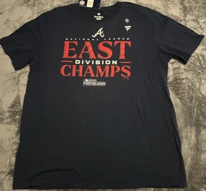 XL Men's Fanatics Navy Atlanta Braves 2023 NL East Division Champions - Picture 1 of 6