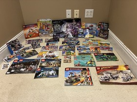 Huge LEGO Instruction Manual Lot Pirates Indiana Jones SpongeBob Atlantis + More