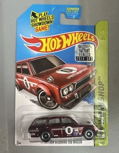 Hot Wheels 2014 Super Treasure Hunt 1971 Datsun Bluebird 510 Wagon HW Workshop - Picture 1 of 1