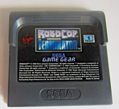 RoboCop vs. The Terminator  (Sega Game Gear, 1993) Used Cartridge Only - Image 1 of 2