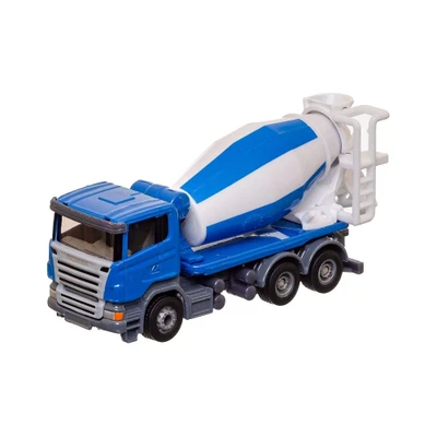 BETONIERA BLUE/BIANCO 1:87 Siku Camion Modellino Nuovo - Immagine 1 di 3
