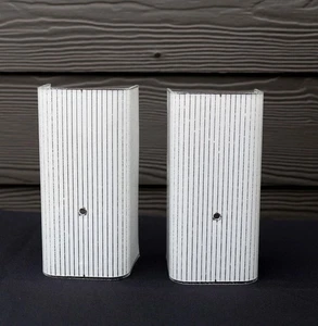 PAAR MID CENTURY MODERN BAD WASCHTISCHLEUCHTE U ABDECKUNG SCHIRME MATTGLAS - Bild 1 von 5