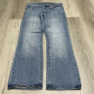 Y2K Old Navy Bootcut Jeans Men's Size 30x30 Denim Pants Work Skate Casual Vtg - Picture 1 of 7