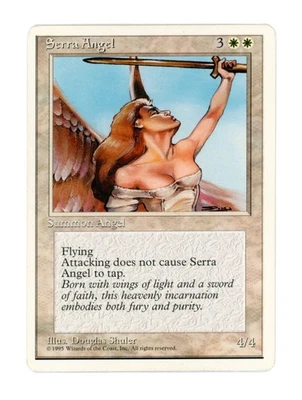 Serra Angel - Magic the Gathering MTG - пересмотренная пластинка 1995 - Изображение 1 из 2