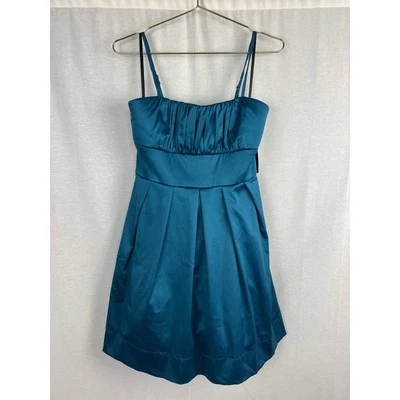 Nuevo con etiquetas Vestido Vintage Alyn Paige Para Mujer 13/14 Y2K Babydoll Línea A Mini Teal Fairy Foto 1 de 4